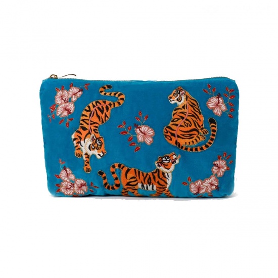 Tiger Azure Everyday Pouch